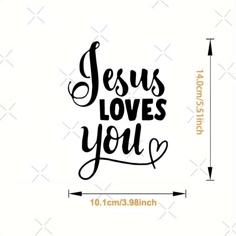 1Piece Jesus Christian Themed Stickers