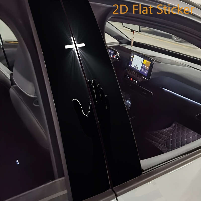 2pcs  Cartoon Jesus Christian Themed Stickers