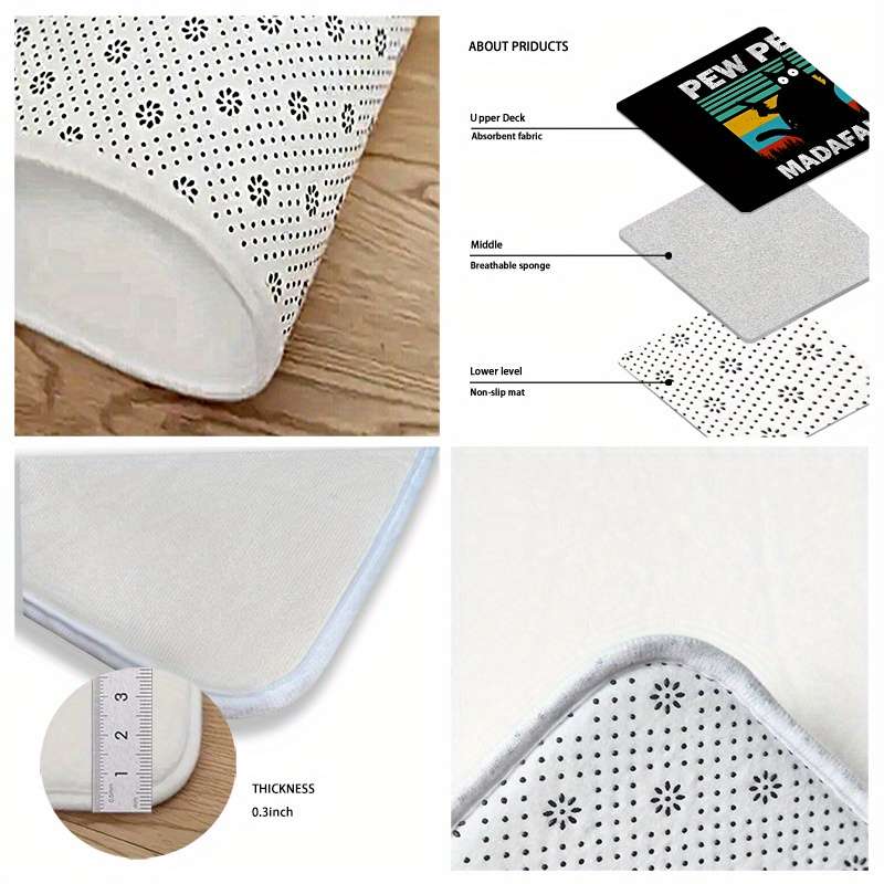 1Pc 20x31inch 50x80cm Floor Mat