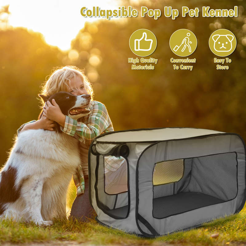 1pc Silvery Gray Pet Bag