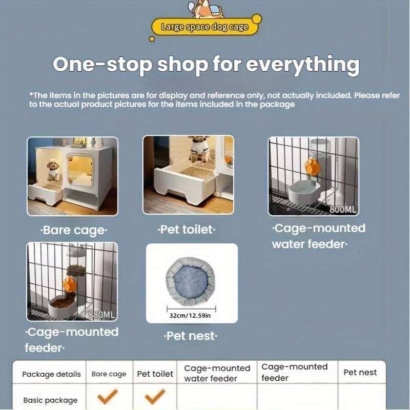 1pc grey Pet Cage