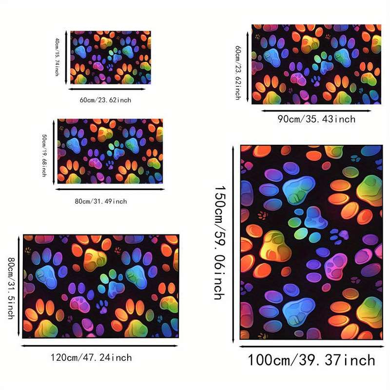 1Pc 19.69x31.5inch 50x80cm Floor Mat