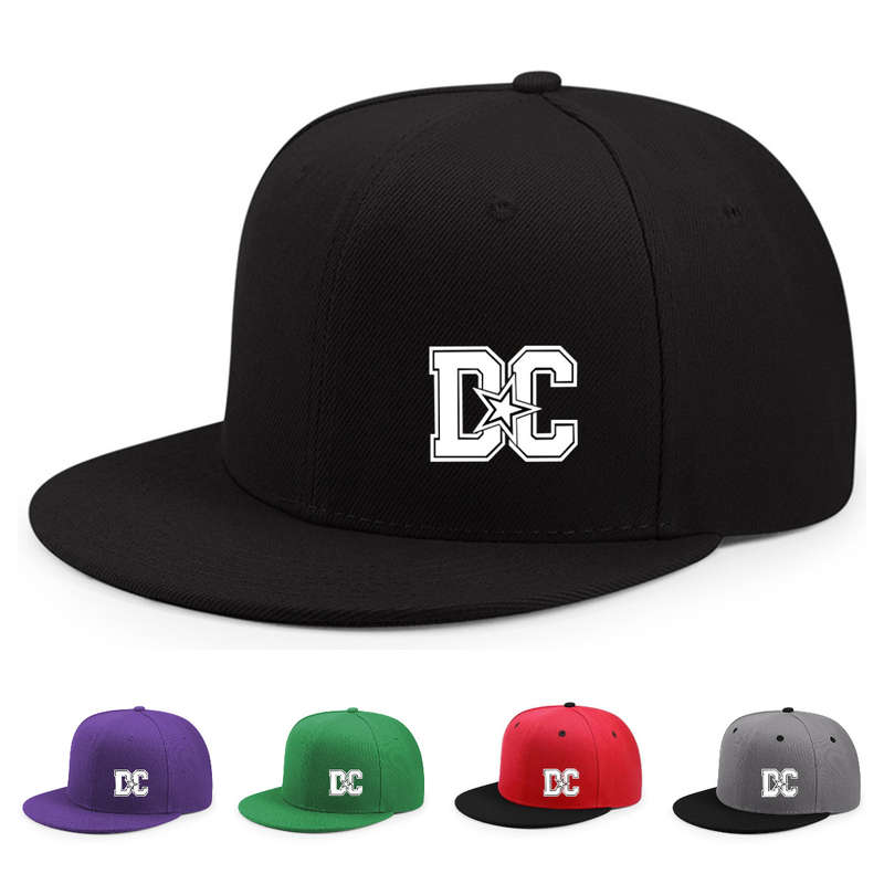 1pc New Design American Casual All-match Hip-hop Hat for Men and Women Fashionable Flat Brim Hat