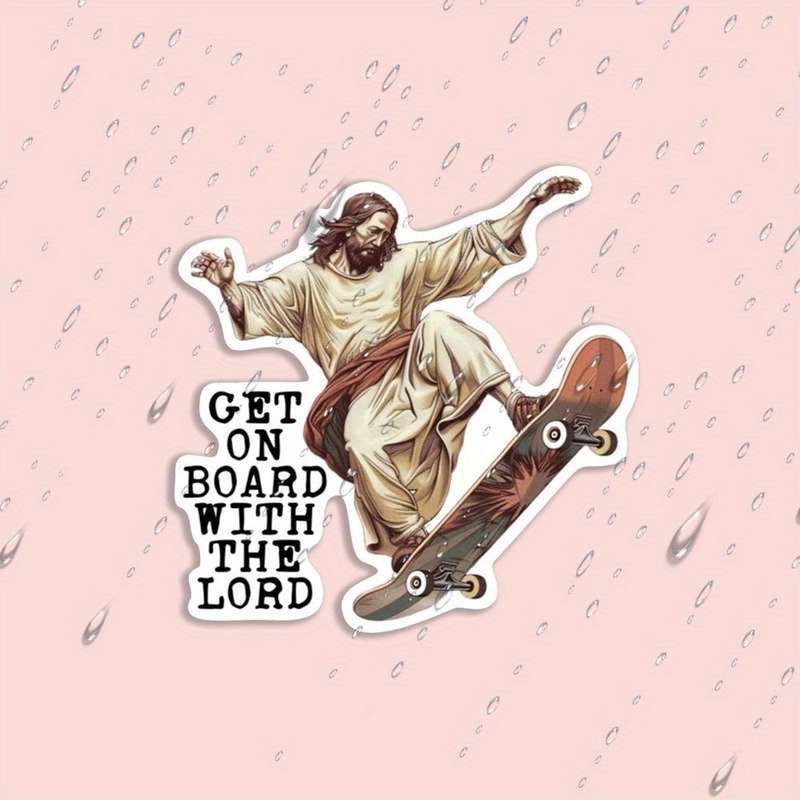 1pc Jesus Christian Themed Stickers
