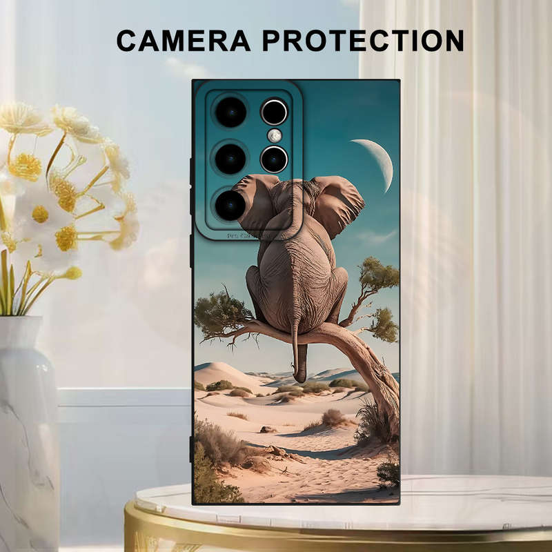 1pc Black For Samsung Galaxy A52 Phone Cases