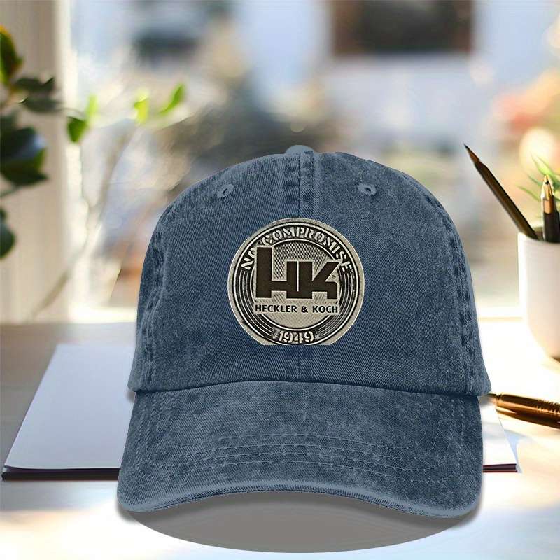 1pc HK Tan Decal 1949 Baseball Cap 100% Cotton Breathable Hat for Men Women Adjustable All-Seas