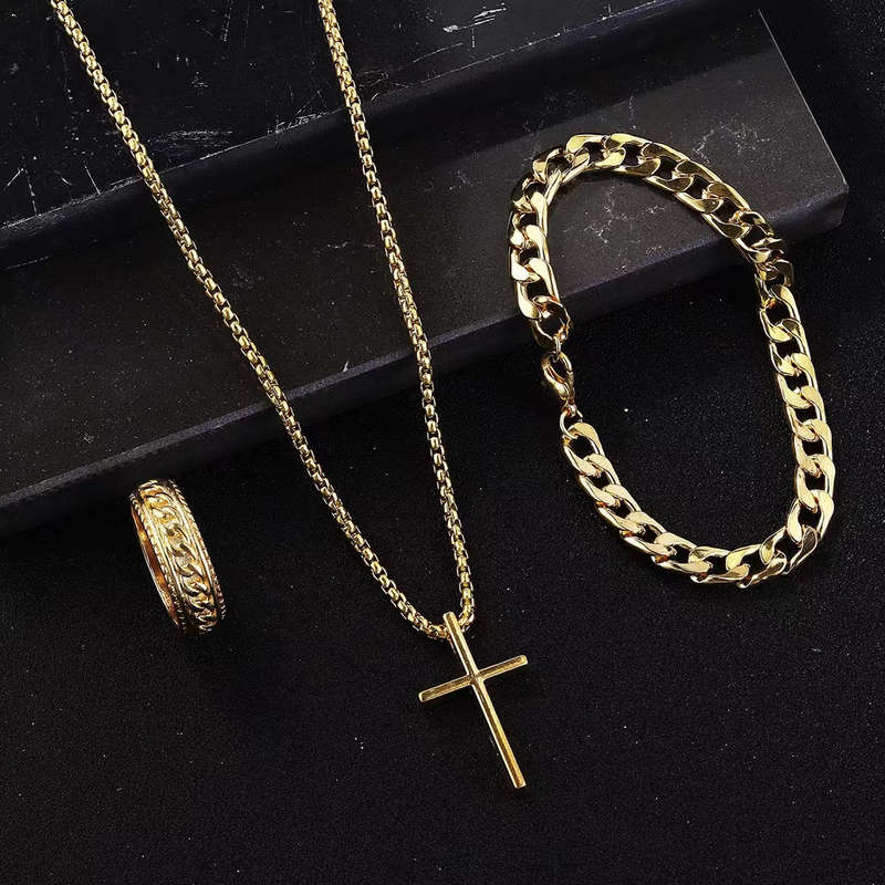 1 Piece Black Jesus Theme Pendant