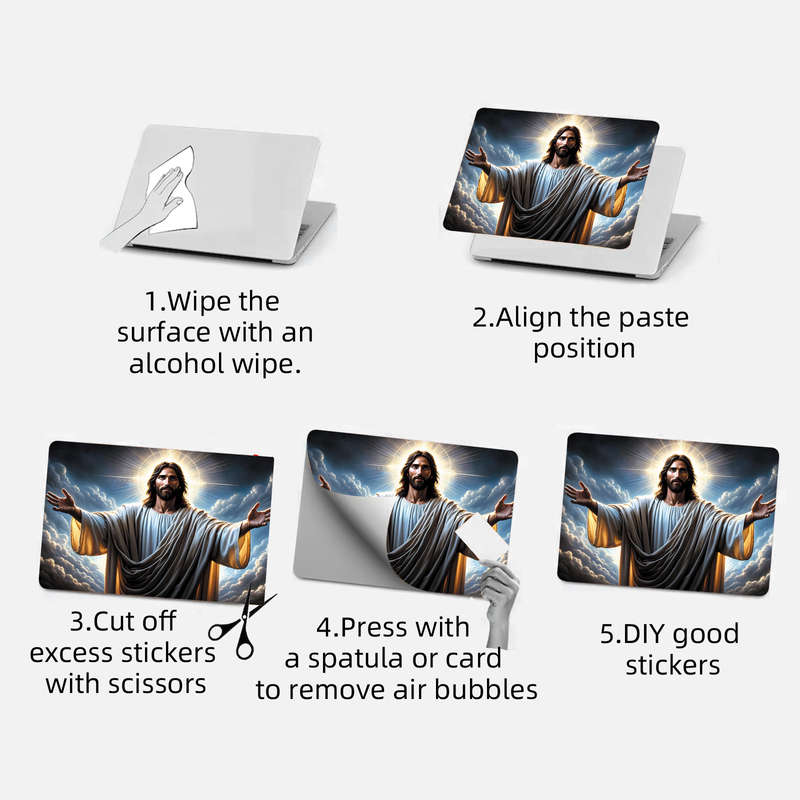 1pc  Jesus Christian Themed Stickers