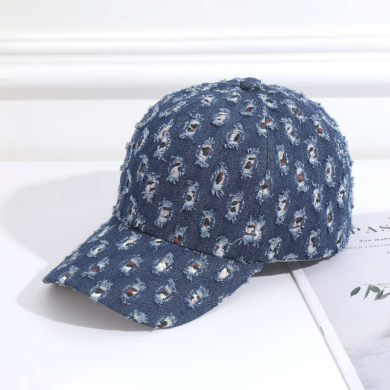 1pc Men'S Women'S Denim Wash Baseball Cap with BEST Embroidery Breathable Breathable Lightw