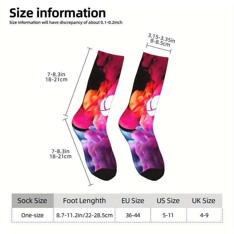 1 Pair Multicolor One Size Socks