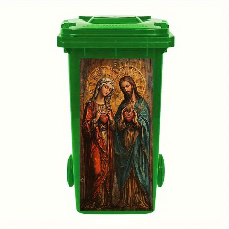1pc 30.99x69.85cm Jesus Christian Themed Stickers