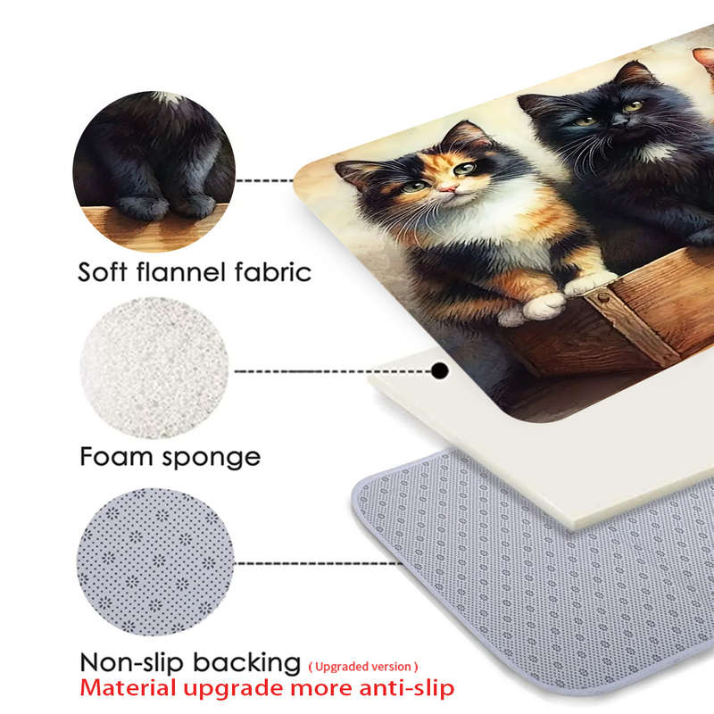 1Pc 60x90cm Floor Mat