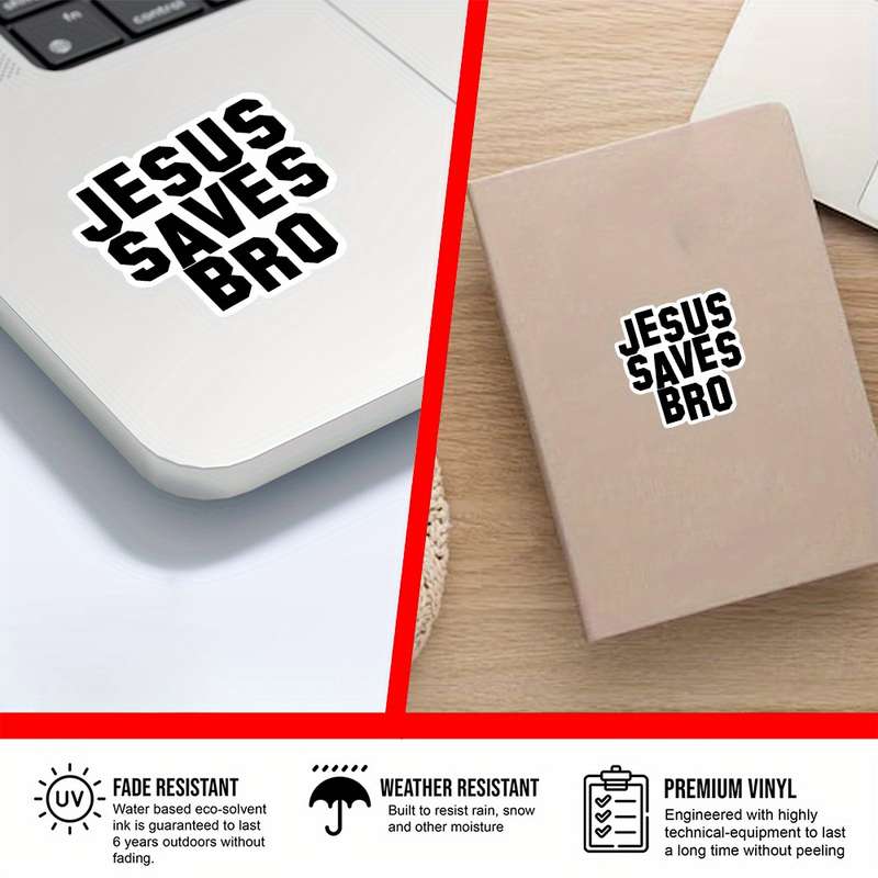 1pc Jesus Christian Themed Stickers