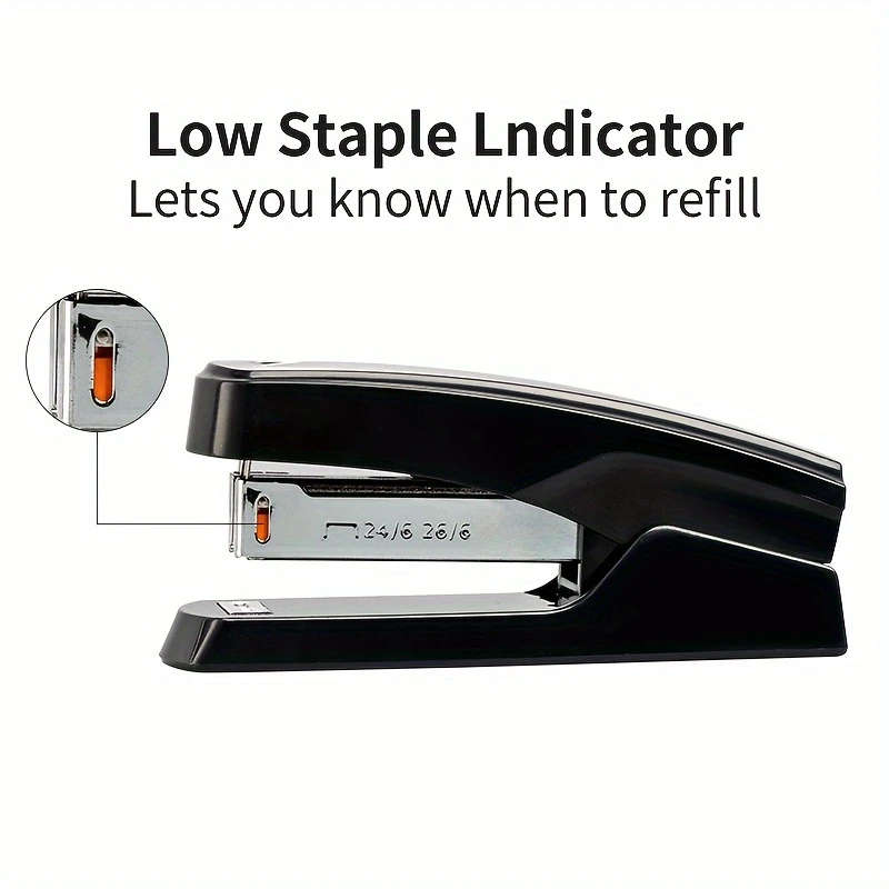 Black Manual Desktop Stapler