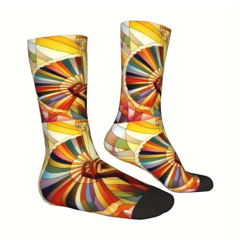 1 Pair Multicolor One Size Socks