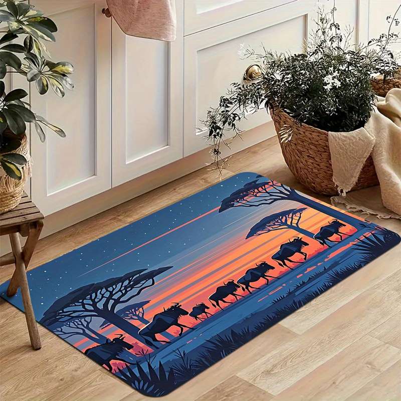 1Pc 23.62x35.43inch 60x90cm Floor Mat
