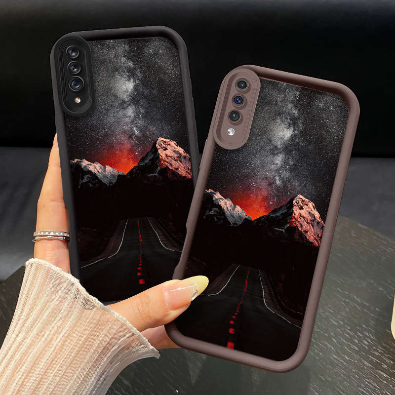1pc Black For Samsung Galaxy A55 5G Phone Cases