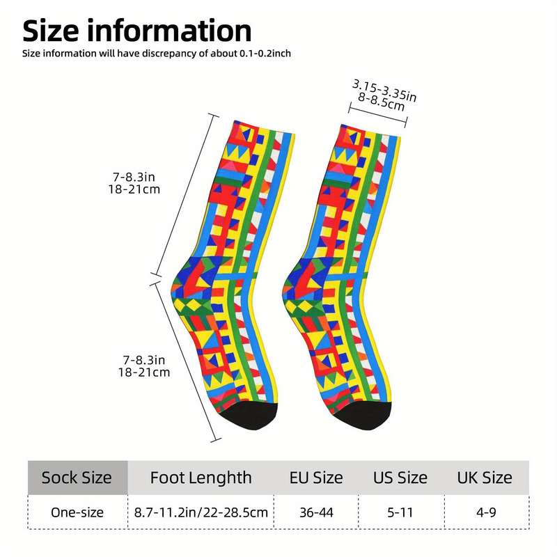 1 Pair Multicolor One Size Socks