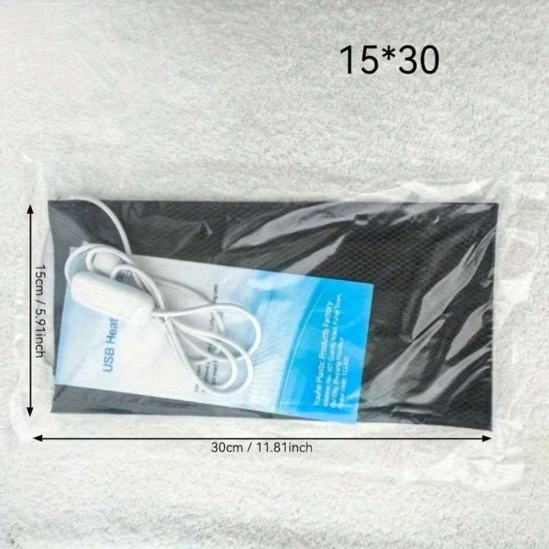 1PC Pet Mat Black Size 10x20cm