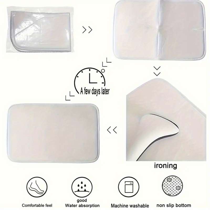 1Pc 50x80cm 19.69x31.5inch Floor Mat