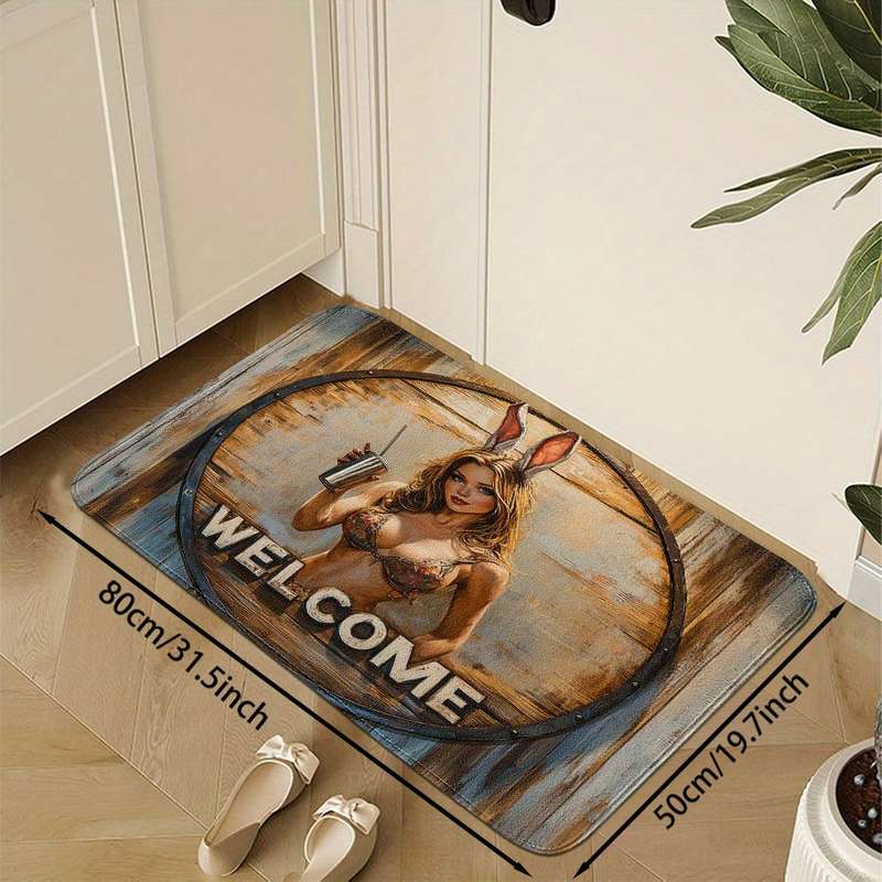 1Pc 15.74x23.62inch 40x60cm Floor Mat