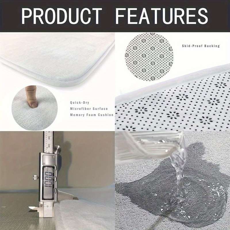 1Pc 15.74x23.62inch 40x60cm Floor Mat