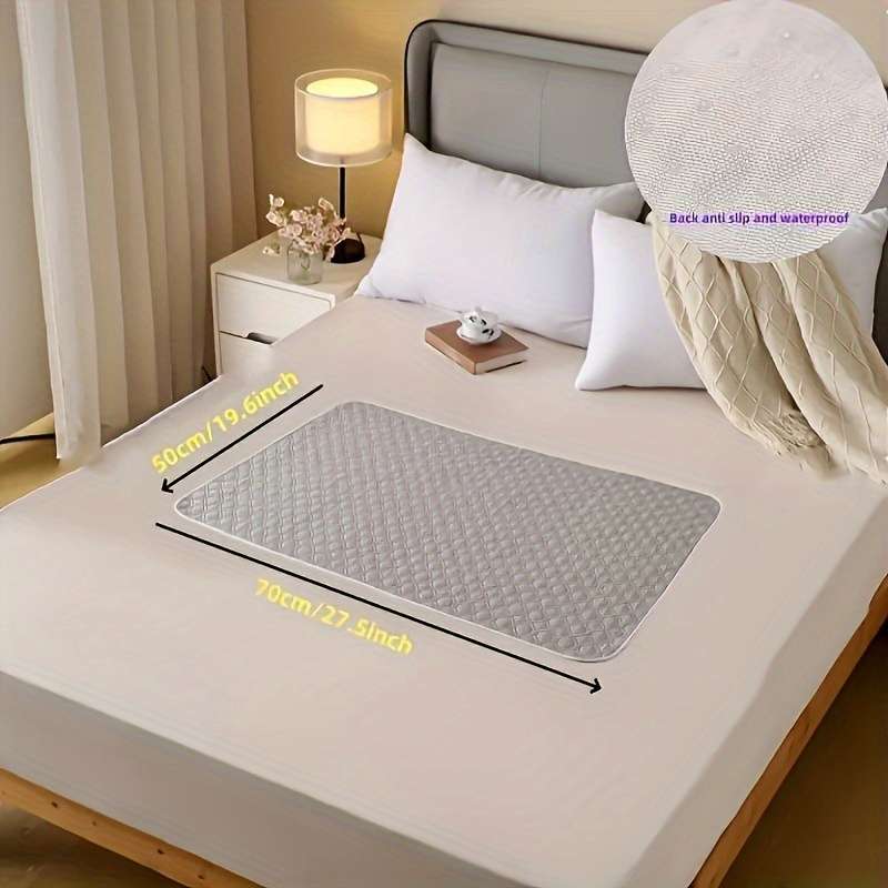 1Pc Diaper Smoke Gray  Counter  Slip  Size 70X90Cm  27.56X35.43In