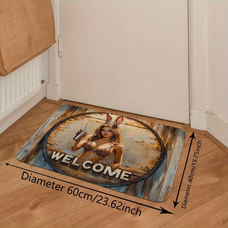 1Pc 15.74x23.62inch 40x60cm Floor Mat