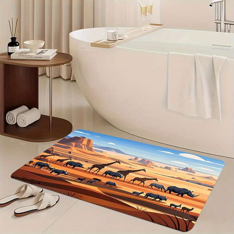 1Pc 19.69x31.50inch 50x80cm Floor Mat
