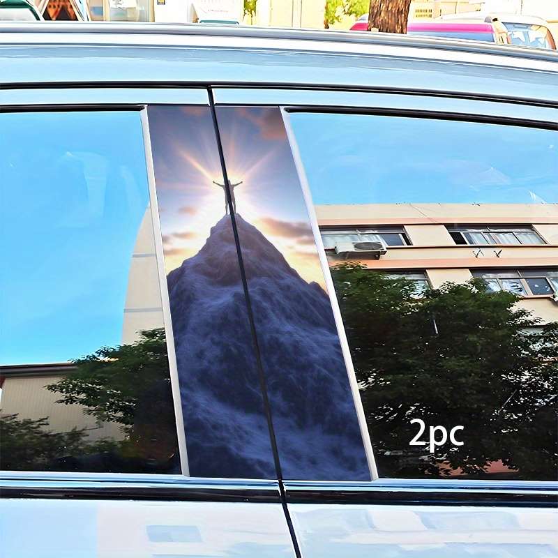 2pcs  Jesus Christian Themed Stickers