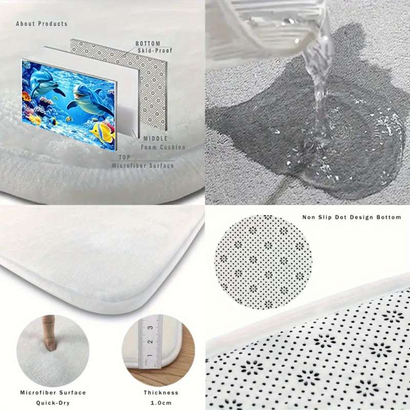 1Pc 80x120cm Floor Mat
