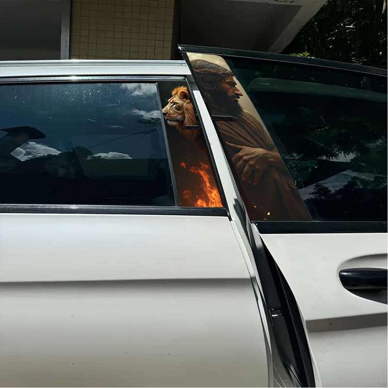 1pc Set Of 2 Pieces Jesus Christian Themed Stickers