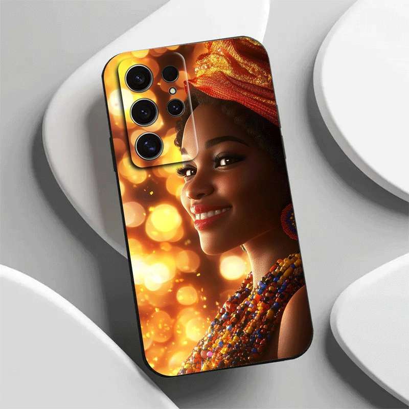 1pc Black For Samsung Galaxy A55 5G Phone Cases