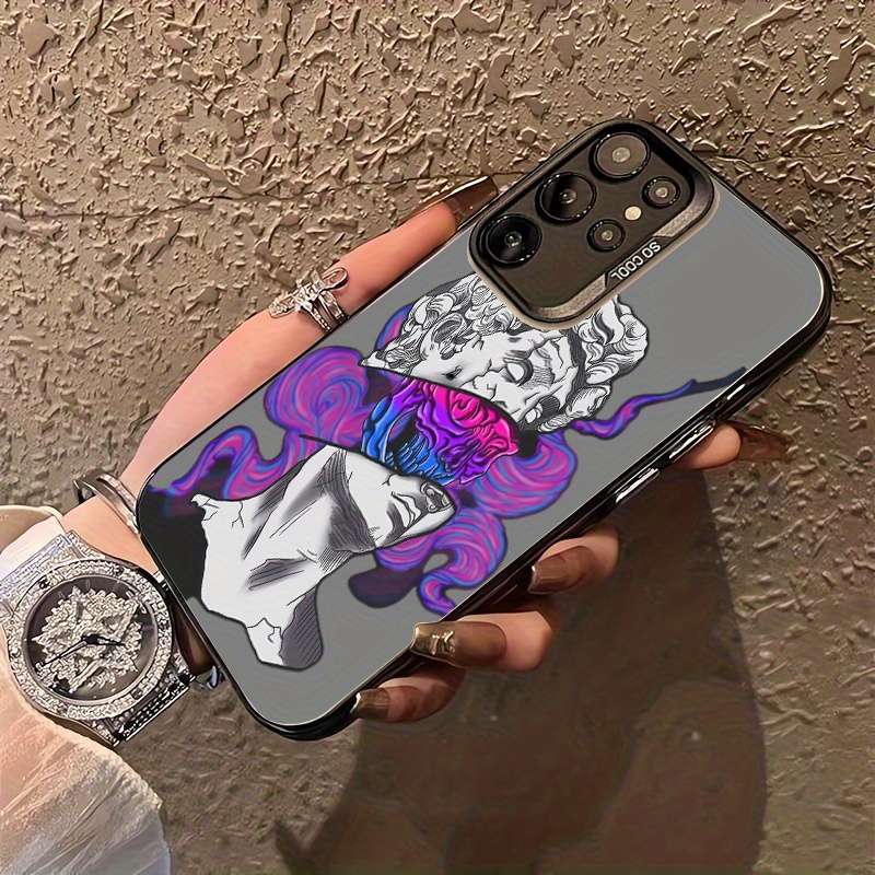 1pc Black For Samsung Galaxy A55 5G Phone Cases