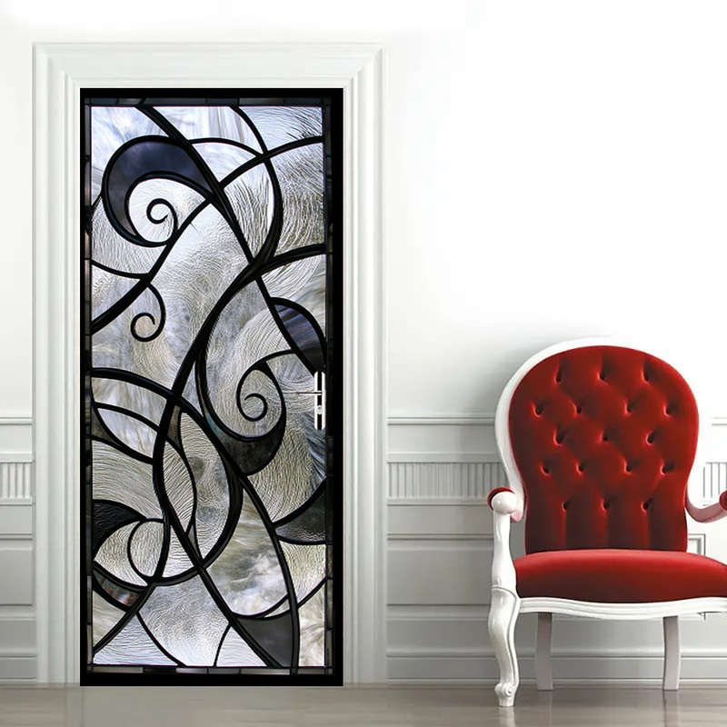 1Pc 76.96x199.9cm Door Window Sticker
