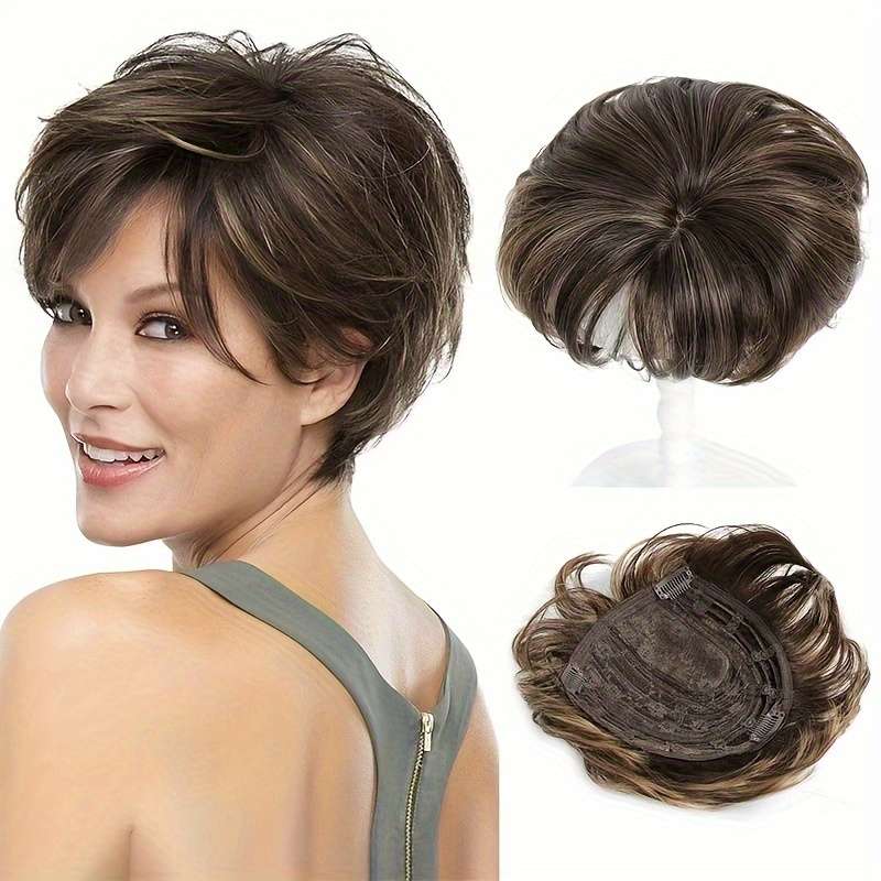 1Pc Golden 15.24cm Fashion Design Wig