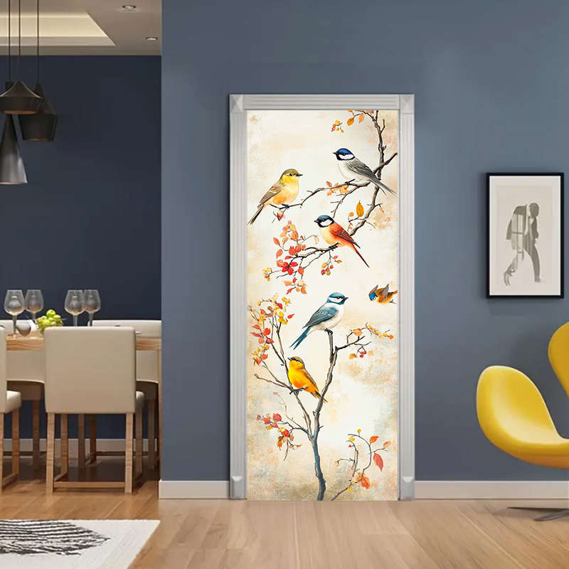 1Pc 77x200cm Door Window Sticker