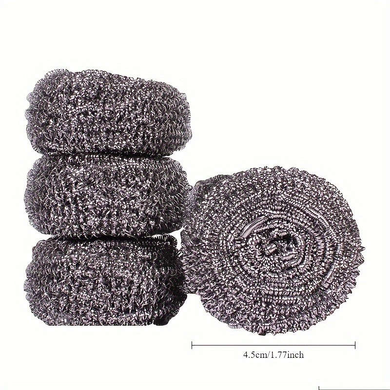 20pcs Stainless Steel Wire Scrubbers Non-Electric Multipurpose Cleaning Brushes for Kitchen