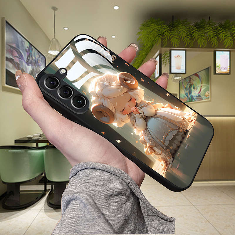 1pc Black For Samsung Galaxy A73 5G Phone Cases