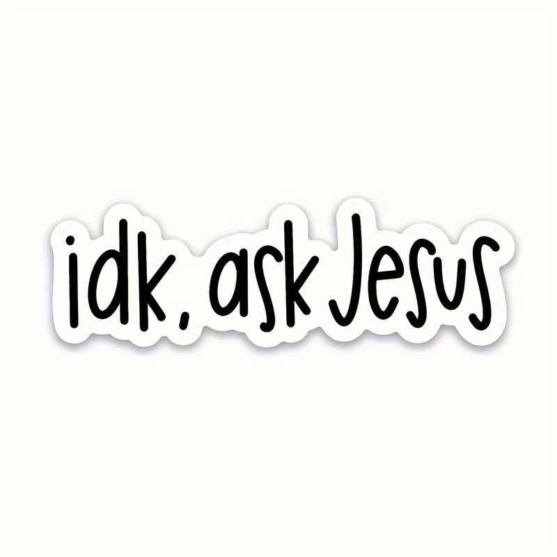 3 Pieces Jesus Christian Themed Stickers