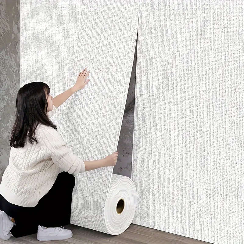 2 Rolls Of 50cm * 3 Meters Of Self-Adhesive 3D Foam Wallpaper