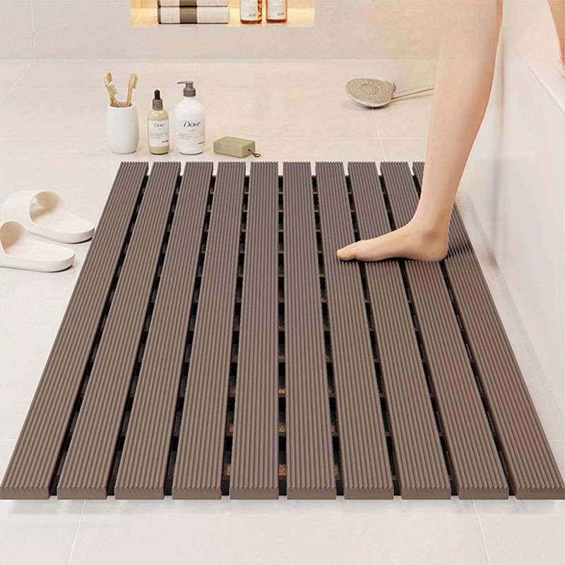 1Pc Brownness 24.01x24.01inch 61x61cm Floor Mat