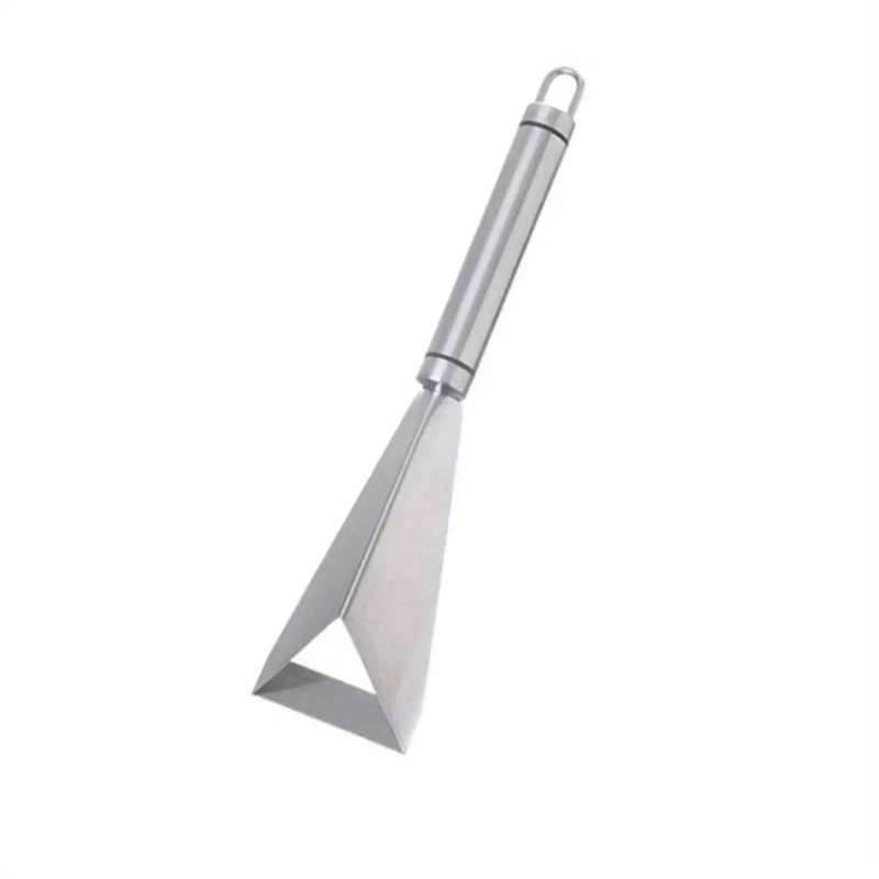 1pc Creative Stainless Steel Fruit Carving Knife Intricate Flower Design Slicing Peeling Tool