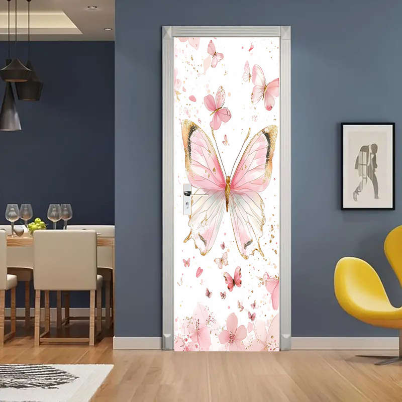 1Pc 95.0x209.8cm Door Window Sticker