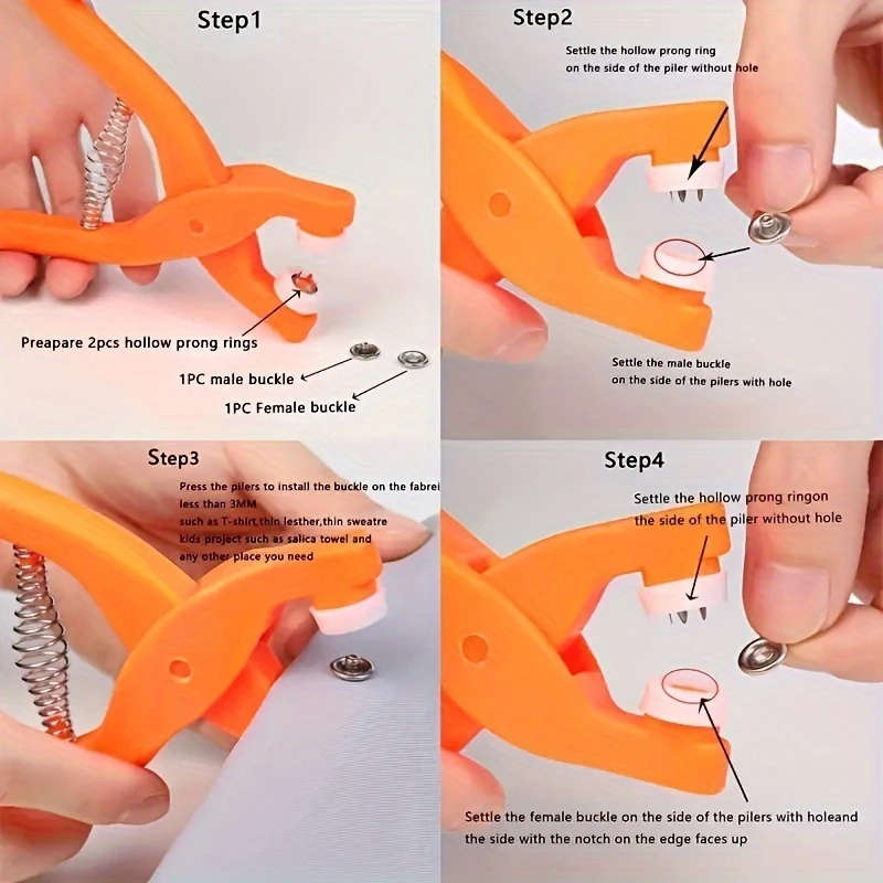 50 snap button kits