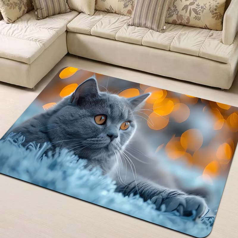 1Pc Gray Blue 19.69x31.49inch 50x80cm Floor Mat