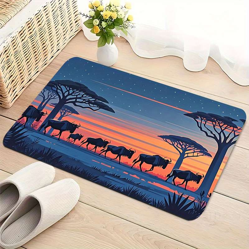 1Pc 23.62x35.43inch 60x90cm Floor Mat