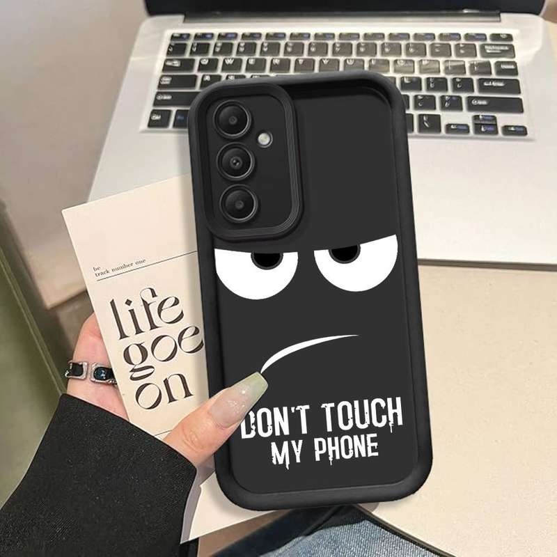 1pc Black For Samsung Galaxy A55 5G Phone Cases