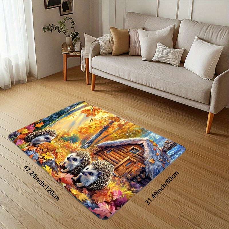 1Pc Yellow 19.69x31.49inch 50x80cm Floor Mat