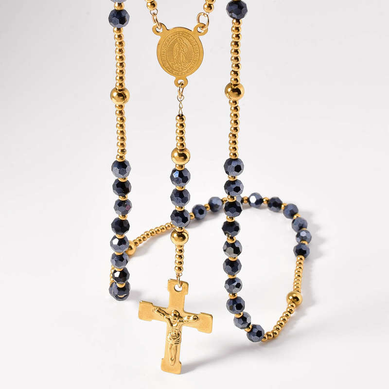 1 Piece Golden Jesus Theme Pendant